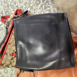 Black Leather Crossbody Bag